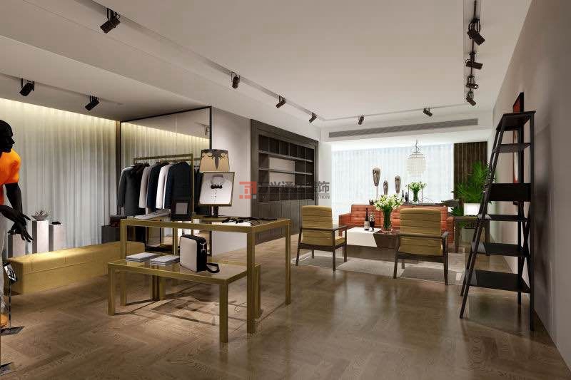 北京萬興通達(dá)辦公裝修項(xiàng)目-富爾服裝店裝修效果圖