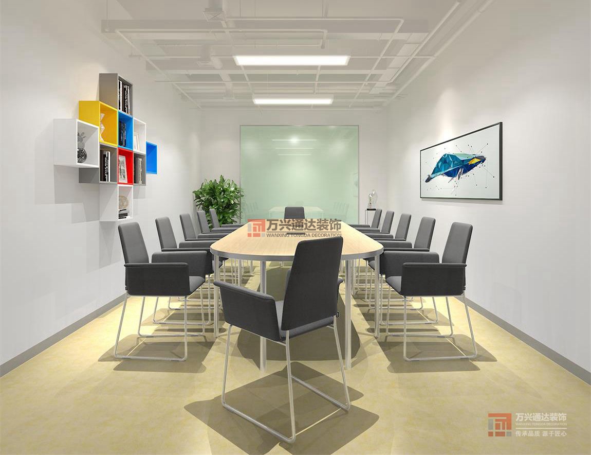 北京萬興通達辦公裝修項目-華清科盛，北京信息技術有限公司裝修效果圖