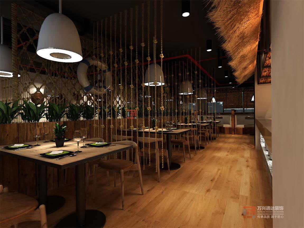 北京萬興通達(dá)辦公裝修項(xiàng)目-鲅魚餃子館裝修效果圖