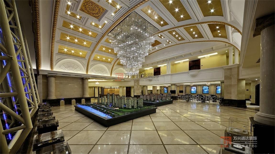 北京萬興通達辦公裝修項目-名城國際營銷中心裝修效果圖