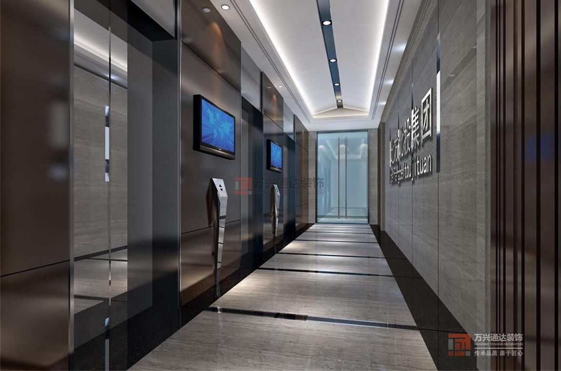 北京萬興通達(dá)辦公裝修項目-北方北投投資集團(tuán)裝修效果圖