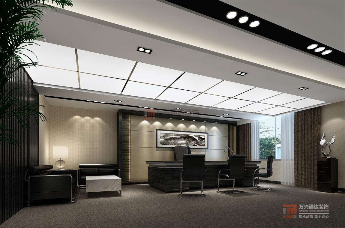 北京萬興通達(dá)辦公裝修項目-北方北投投資集團(tuán)裝修效果圖