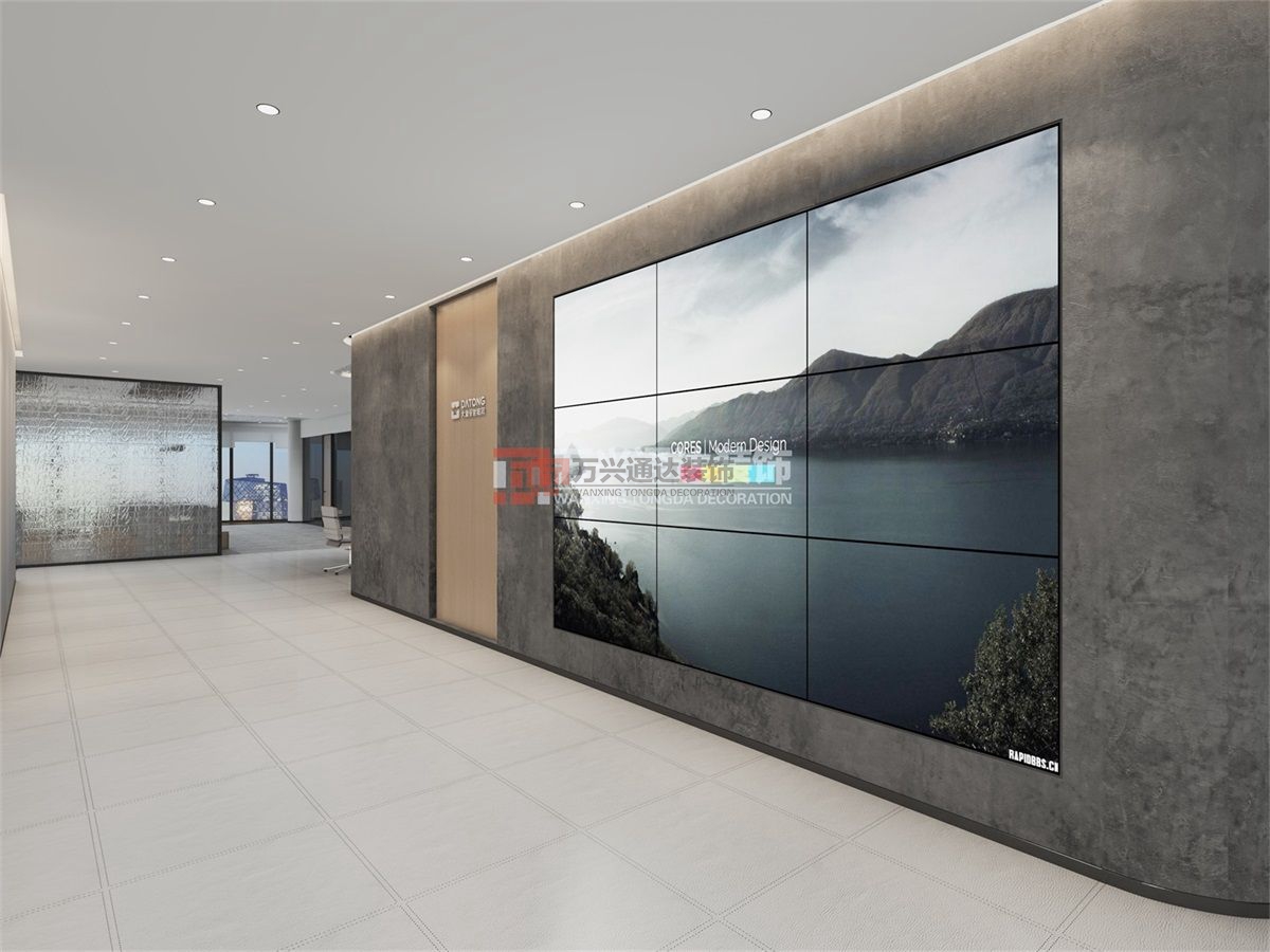 北京萬興通達(dá)辦公裝修項(xiàng)目-某保險(xiǎn)北京分公司職場辦公室裝修效果圖