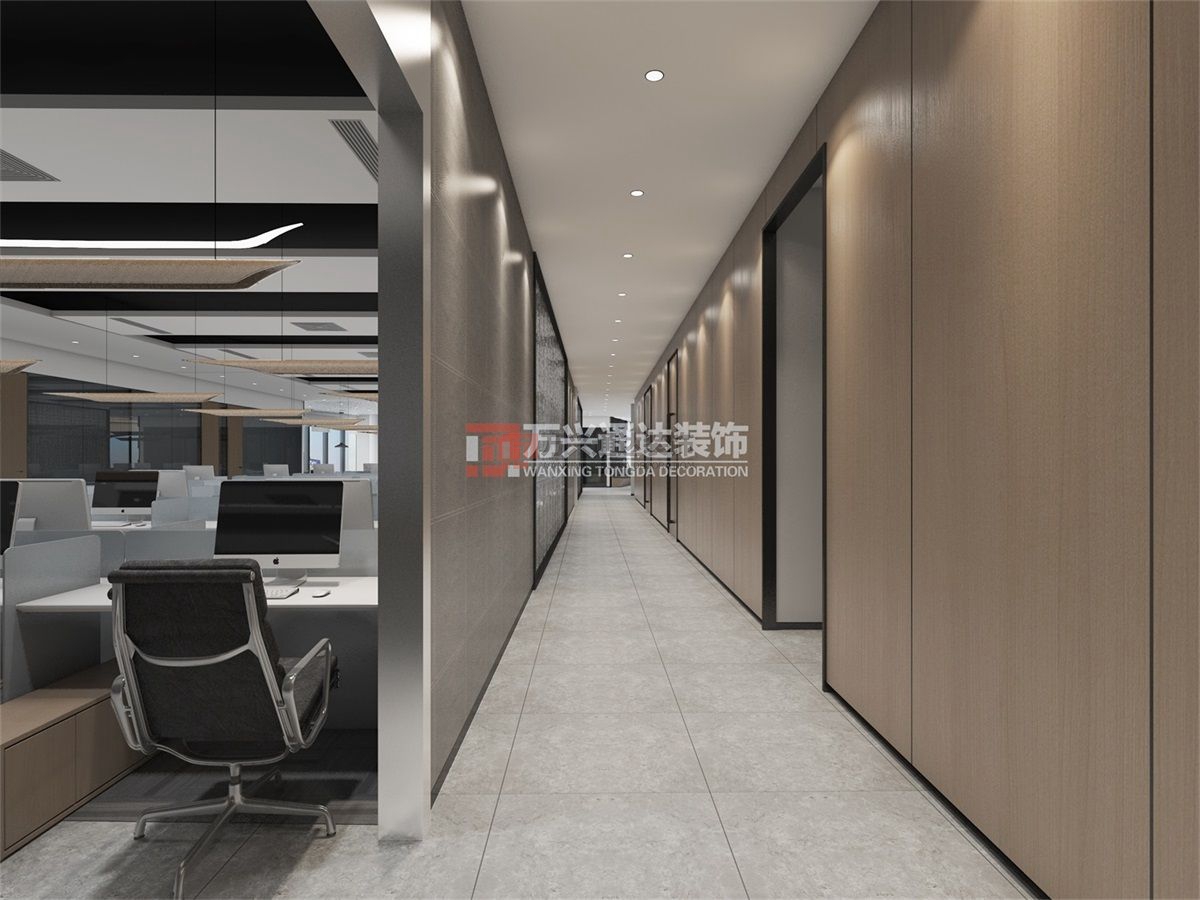 北京萬興通達(dá)辦公裝修項(xiàng)目-某保險(xiǎn)北京分公司職場辦公室裝修效果圖