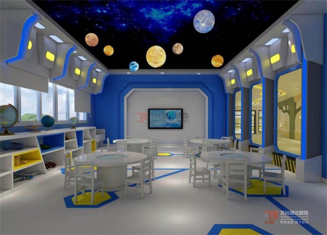 北京萬(wàn)興通達(dá)辦公裝修項(xiàng)目-富嘉名城幼兒園裝修效果圖