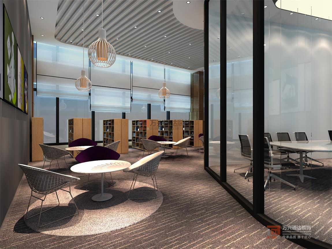 北京萬興通達(dá)辦公裝修項目-世欣控股裝修效果圖