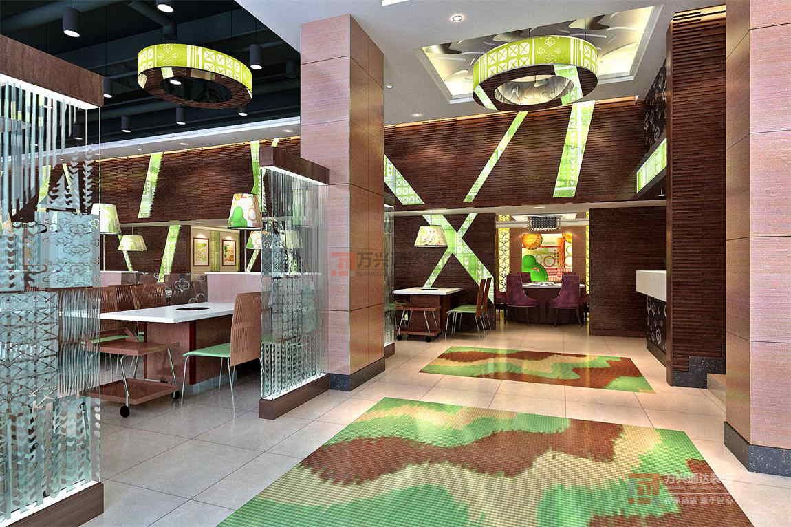 北京萬(wàn)興通達(dá)辦公裝修項(xiàng)目-小肥羊火鍋，桐鄉(xiāng)店裝修效果圖