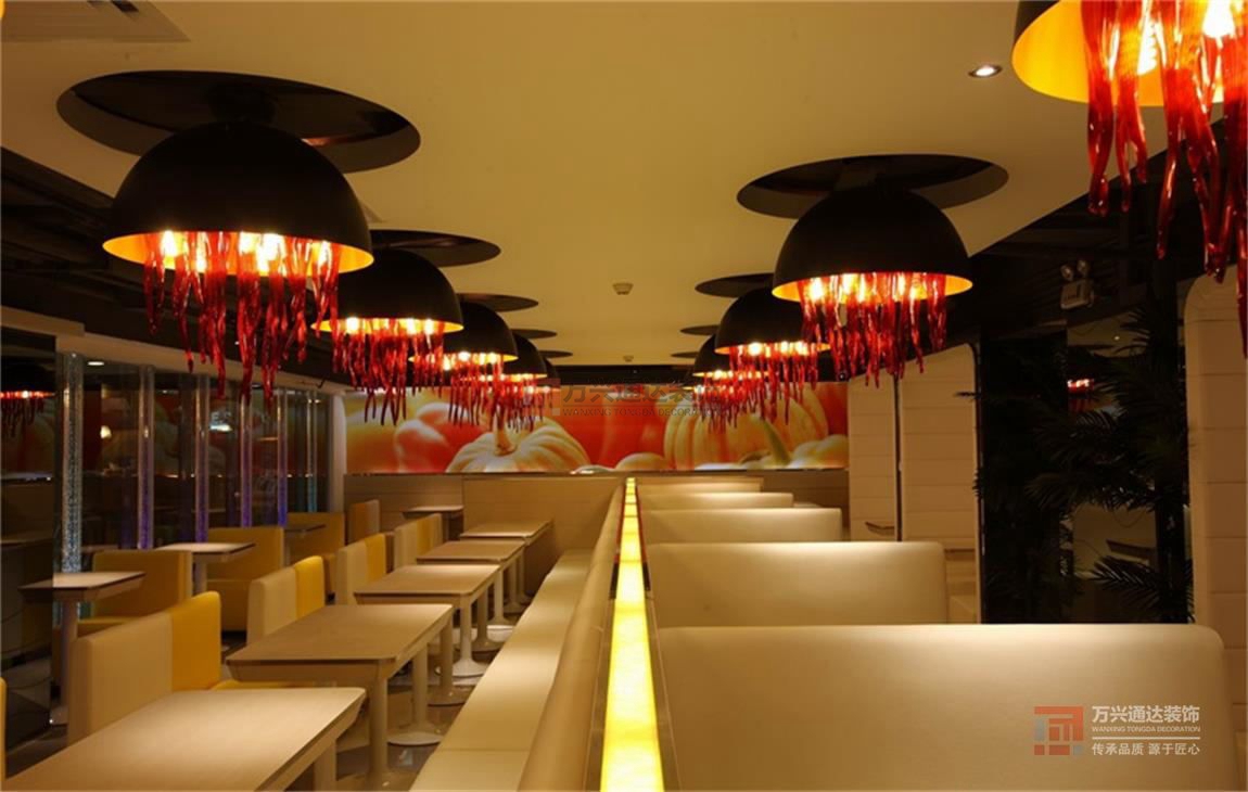 北京萬(wàn)興通達(dá)辦公裝修項(xiàng)目-尚頂好快餐廳裝修效果圖