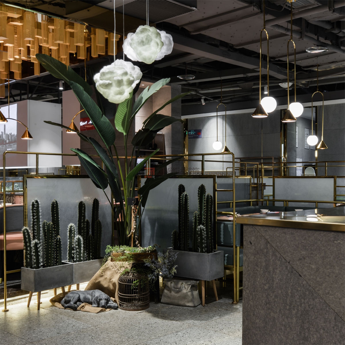 北京萬(wàn)興通達(dá)辦公裝修項(xiàng)目-幗堯店裝修效果圖