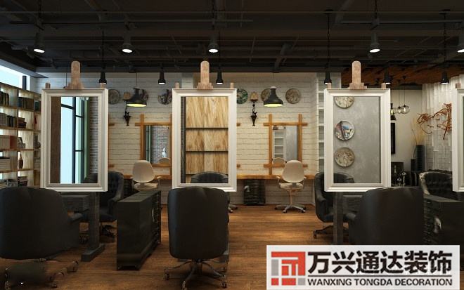 美發店裝修設計美發店裝修設計圖