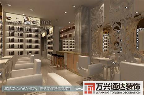 歐式美發店裝修北歐風美發店裝修圖片