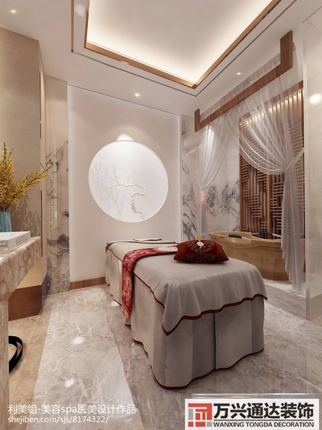 美容院裝修風格效果圖美容院裝修風格圖片簡單清新