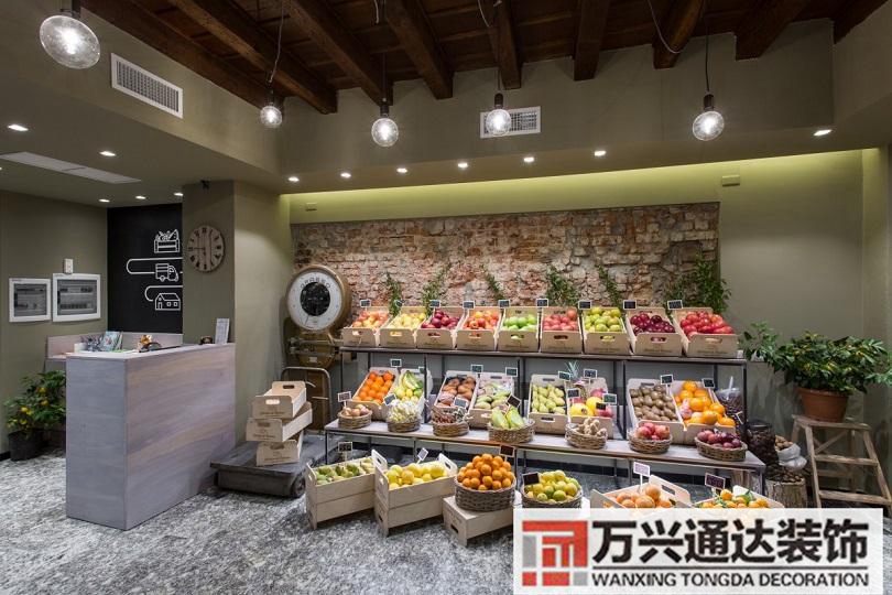 創(chuàng)意水果店裝修效果圖水果店裝修效果圖 設計圖