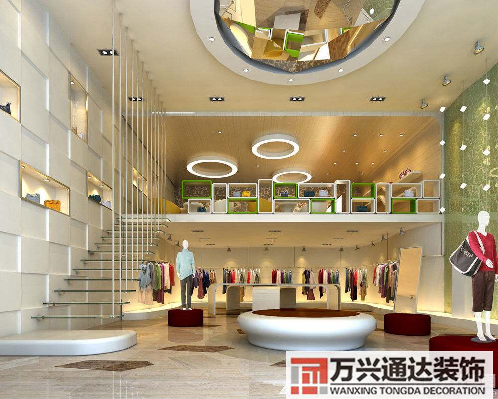 服裝專(zhuān)賣(mài)店裝修效果圖服裝店裝修效果圖簡(jiǎn)單的效果圖